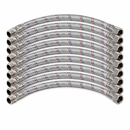 شیلنگ آب پکیجی 3/4 50CM پک 10 عددی