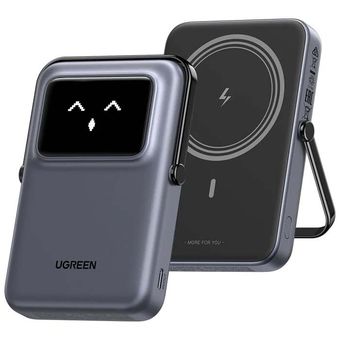 پاوربانک بی سیم مغناطیسی 20 وات یوگرین مدل PB571-35605B ظرفیت 5000 میلی آمپر ساعت UGREEN Robot
