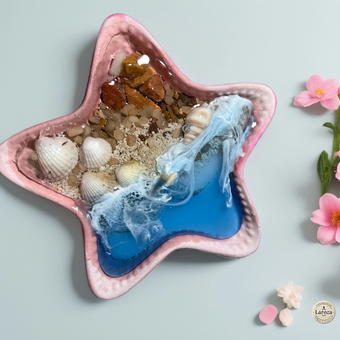 شمع دریایی طرح ستاره