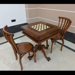 میز شطرنج و تخته نرد دوکاره