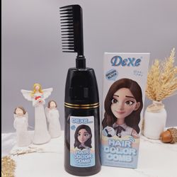 شانه رنگ مو قهوهای تیره برند دکسی Dexe