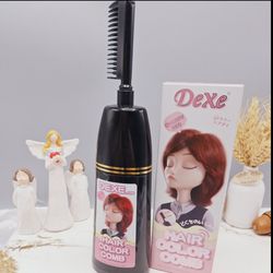 شانه رنگ مو رنگ قرمز آلبالویی برند دکسی Dexe