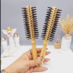 برس مو نسوز چوبی مدل پیچی