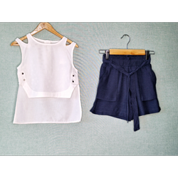 تاپ و شلوارک دخترانه تابستانی ترک Cikoby