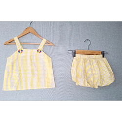 تاپ شلوارک دخترانه وارداتی 4 خونه