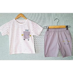 تیشرت شلوارک طرح جیب وارداتی با کیفیت عالی