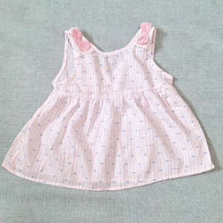 پیراهن شورت دخترانه طرح پاپیون وارداتی نخ پنبه