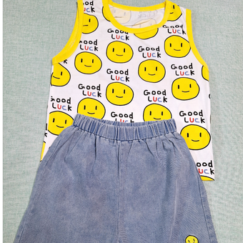 تاپ شلوارک Good Luck  وارداتی کیفیت عالی