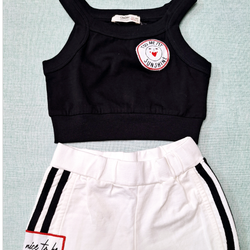 کراپ شورت دخترانه SUNSHINE وارداتی برند CikoBy