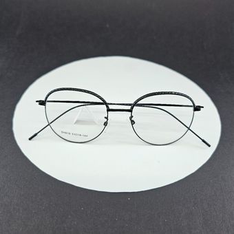 فریم عینک طبی گرد دخترانه و پسرانه رنگ مشکی مدل 1203