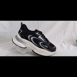 کفش کتانی مشکی اسپرت مدل f