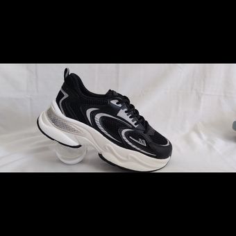 کفش کتانی مشکی اسپرت مدل f