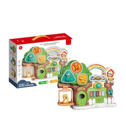 اسباب بازی مدل کلبه طرح موزیکال پیانودار کد CY-8006
