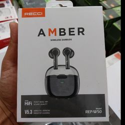 هندزفری بی سیم رسی RECCI REP-W50 Amber Wireless Earbuds