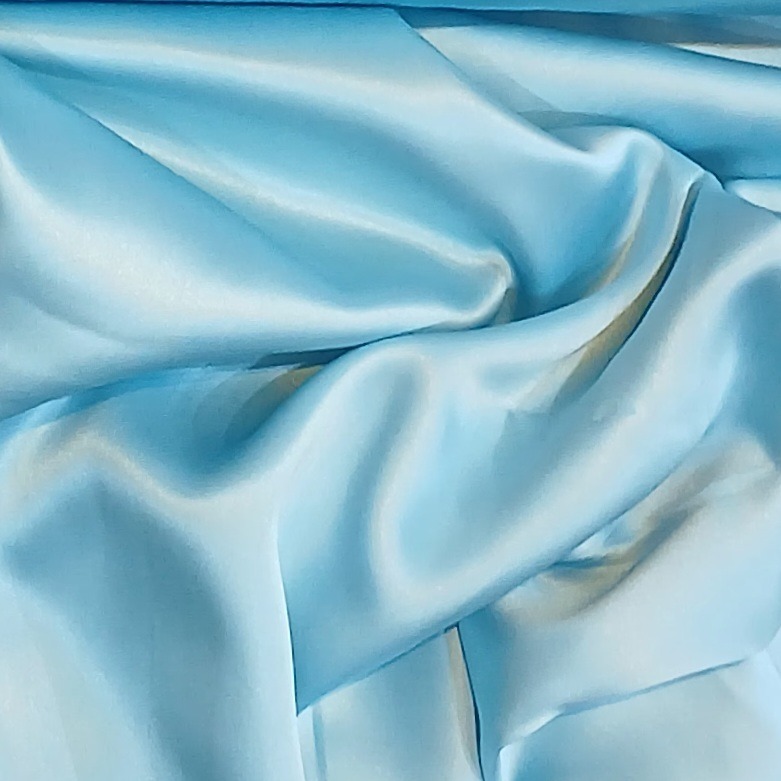 ساتن آبی آسمانی عرض 290