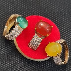 انگشتر پرنس زنانه نگین دار