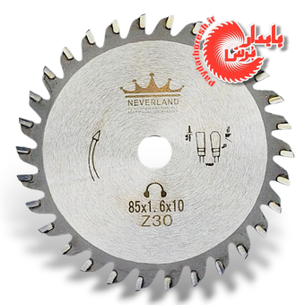 تیغه الماسه آلومینیوم بر 85 میلیمتر نورلند Pd113 Neverland 85×1.6×10×z30 (AL)