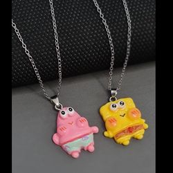 گردنبند ست پاتریک و باب اسفنجی