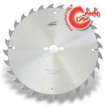 تیغه الماسه چوب بری ( الوار بری ، برش سخت ترین چوب ها) Pd110 Pilana wood 350×4×30× z24قطر 350 میلیمتر ساخت کشور چک