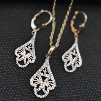 نیم ست ژوپینگ زنانه فول نگین اصلی