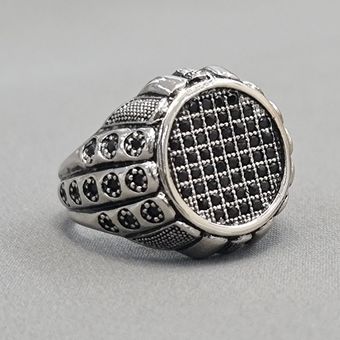 انگشتر مردانه طرح نقره ترک 5788