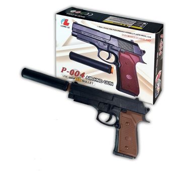 اسباب بازی جنگی مدل تفنگ طرح کلت ساچمه ای کد P004