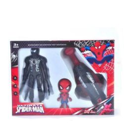 اسباب بازی مدل ست تیر پرتابی طرح 2 شخصیتی اسپایدرمن کد 950/24