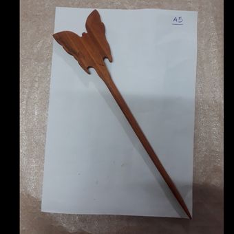 گیر موی زنانه چوبی