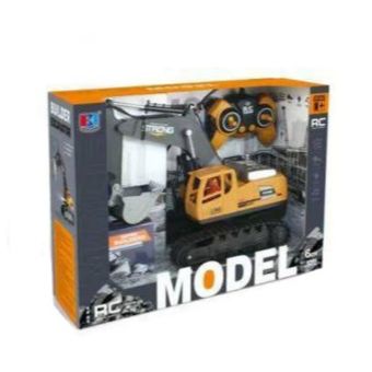 اسباب بازی کنترلی مدل بیل مکانیکی طرح نیمه فلز 6 کانال شارژی موزیکال چراغدار چرخشی کد 809-689