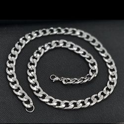 زنجیر کارتیر 10 میل نقره ای 60 سانت