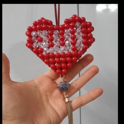 آویز قلب دوبعدی طرح الله(پس کرایه)