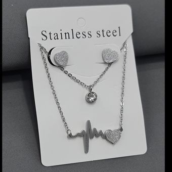 نیم ست ضربان قلب دولاین سندبلاست استیل