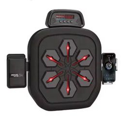 اسباب بازی مدل بوکس دیواری طرح دیجیتالی باشگاهی حرفه ای شارژی موزیکال چراغدار همراه دستکش بوکس و پایه نگهدارنده موبایل کد 4013