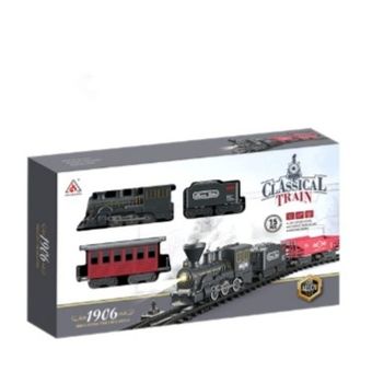 اسباب بازی مدل قطار کلاسیک طرح دودزا ریلی بزرگ کد 2098
