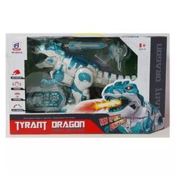 اسباب بازی کنترلی مدل دایناسور طرح تبدیل شونده دودزا شارژی رباتی کد 6033