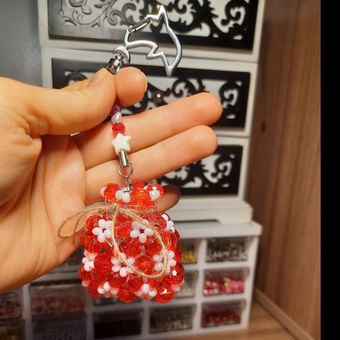 آویز مینی بگ وتوپک کریستالی (پس کرایه)