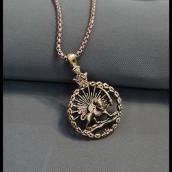 گردنبند شیر طلاروسی مردانه دوطرفه