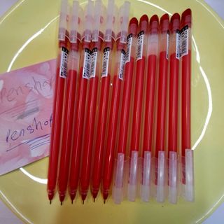 خودکار قرمز ژل پن ضخانت 0.5mm