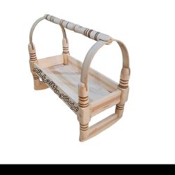گهواره علی اصغر سایز متوسط - گهواره ی چوبی 45 سانتی