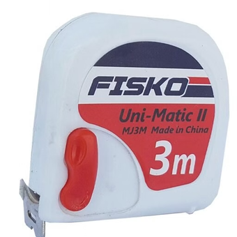 متر جنس پلاستیکی 3 متری مارک معروف فیسکو رنگ سفید